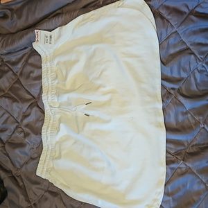White Skort